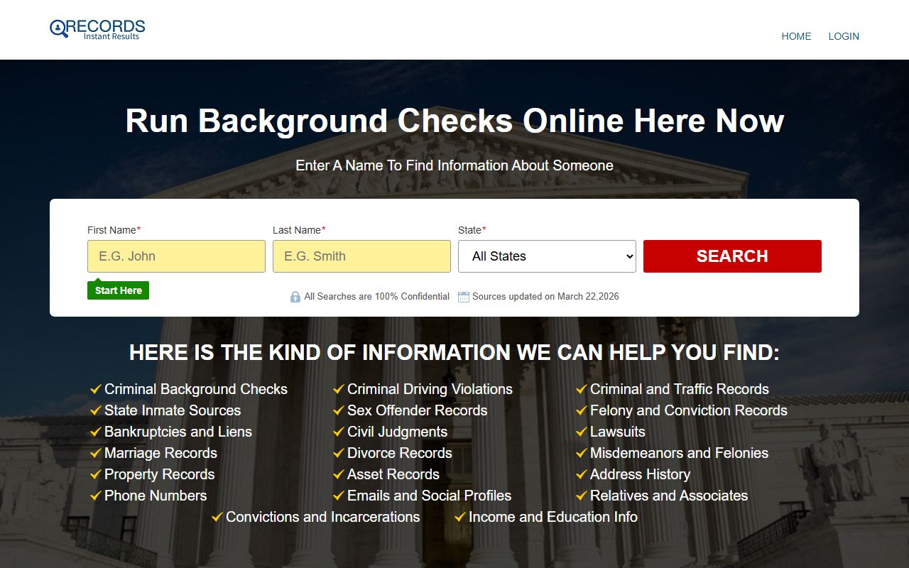 Tillamook County jail roster search page for recent bookings and inmate records