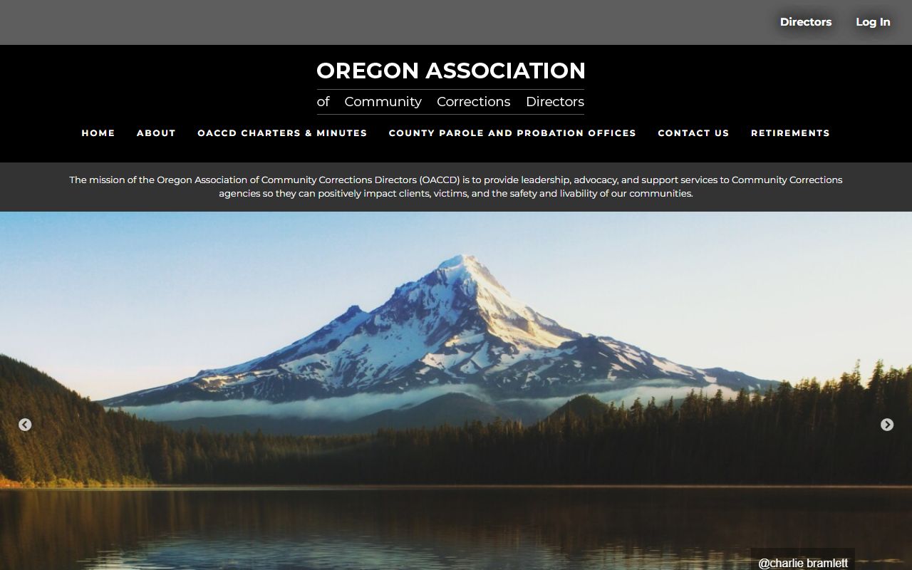 Oregon Association of Community Corrections Directors recent bookings